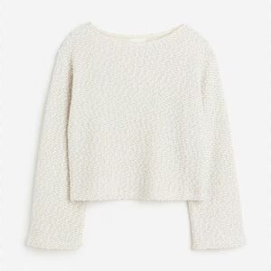 H&M Cream Long Sleeve Top